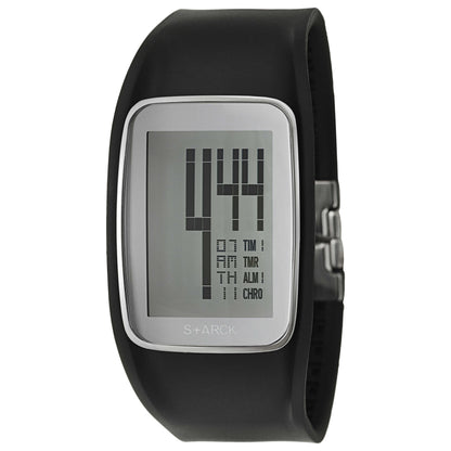 Front view of Philippe Starck Digital Men's Quartz Watch PH1120