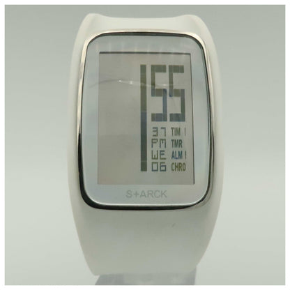 Front view of Philippe Starck Digital Women's Quartz Watch PH1121-PO