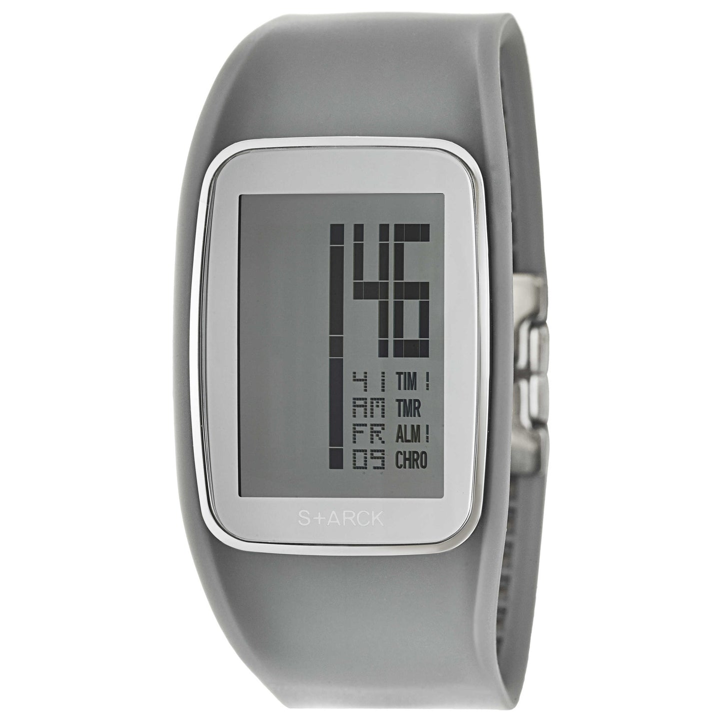 Front view of Philippe Starck Digital Men's Quartz Watch PH1122