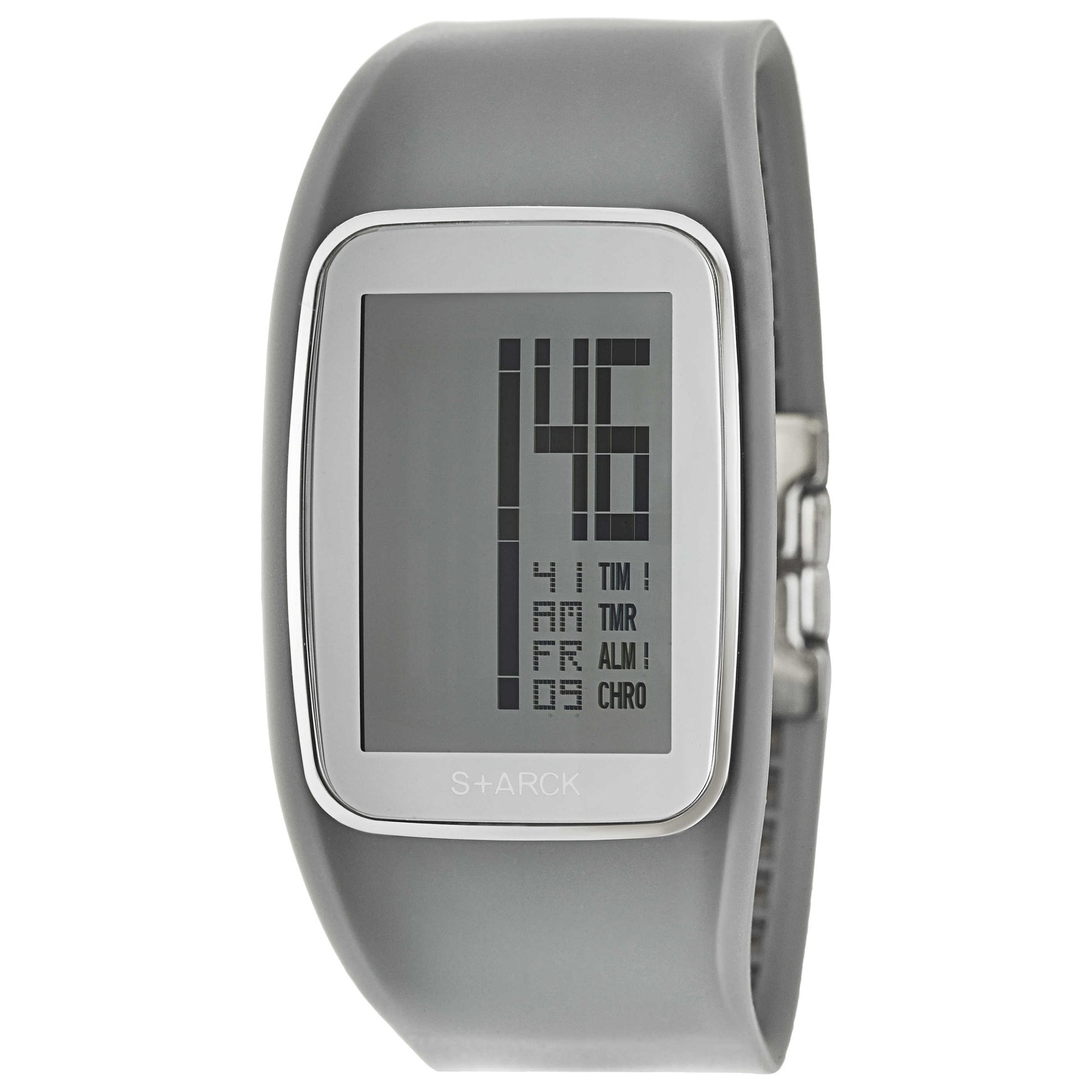 Front view of Philippe Starck Digital Men's Quartz Watch PH1122