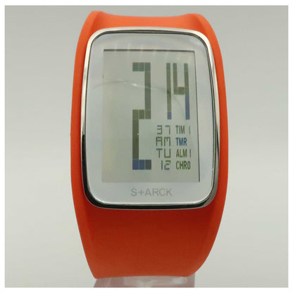 Front view of Philippe Starck Digital Men's Quartz Watch PH1123-PO