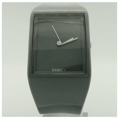 Front view of Philippe Starck Strap Men's Japanese Quartz (Battery-Powered) Watch PH5034-PO