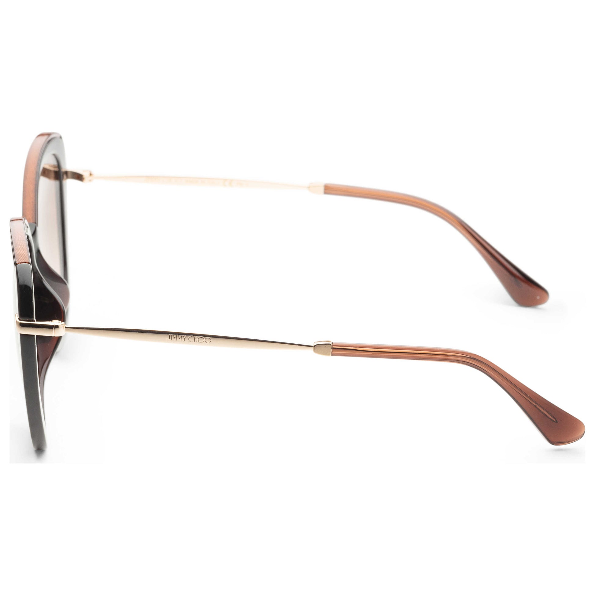 Left view of Jimmy Choo Fashion Women's Sunglasses PHEBE-F-S-02PI-56-17