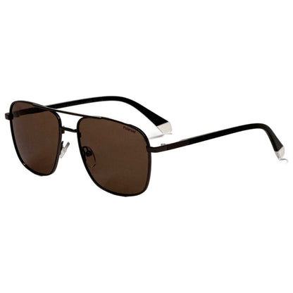 Front view of Polaroid Men's Sunglasses PLD4128SX-0KJ1-SP