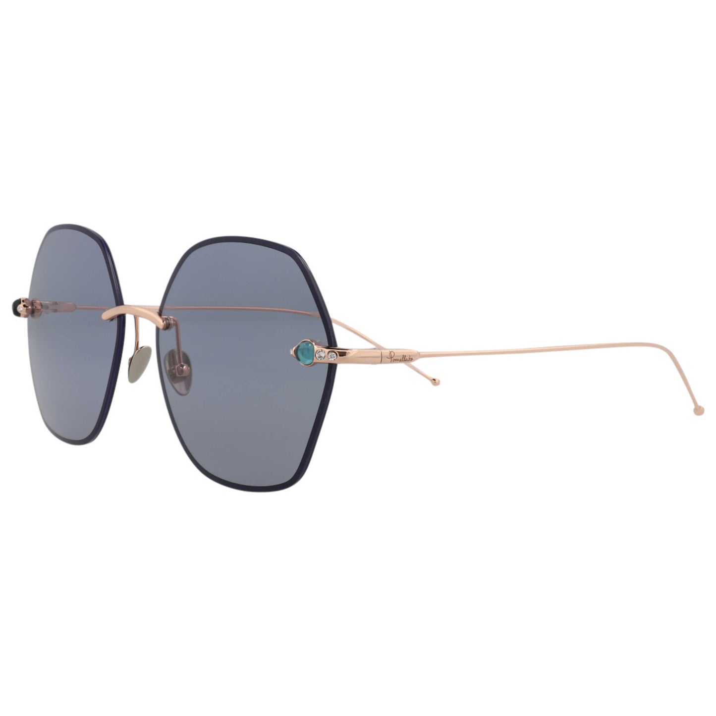 Front view of Pomellato Novelty Women's Sunglasses PM0091S-30008786-001
