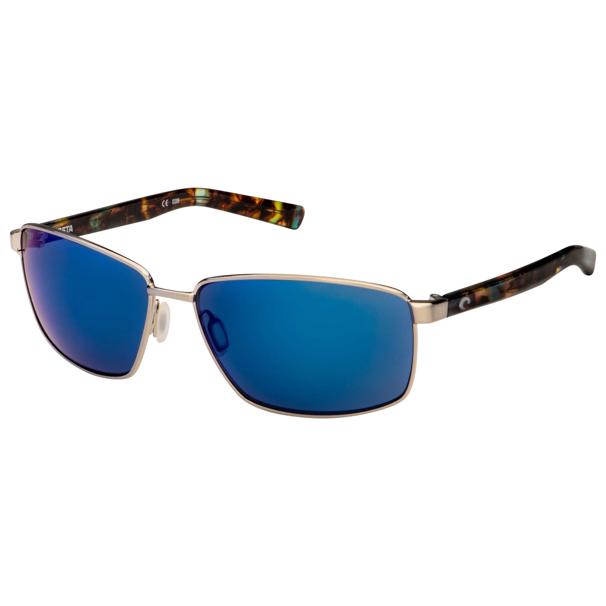 Front view of Costa del Mar Ponce Men's Sunglasses PNC-262-OBMP