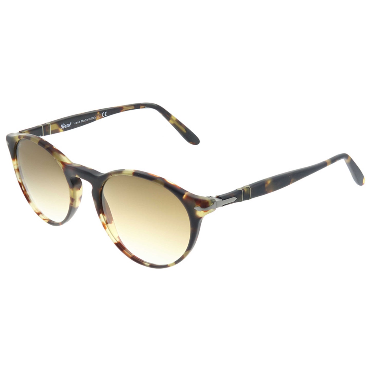 Front view of Persol Tabacco Unisex Sunglasses PO-3092SM-900551-50