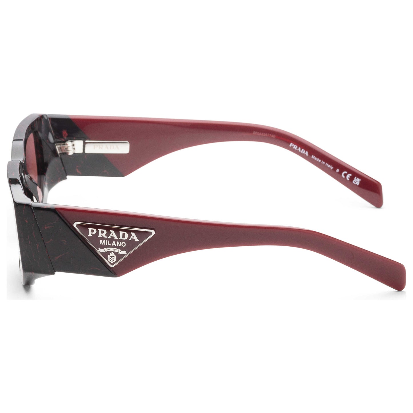 Left view of Prada Fashion Men's Sunglasses PR-09ZS-11F08S