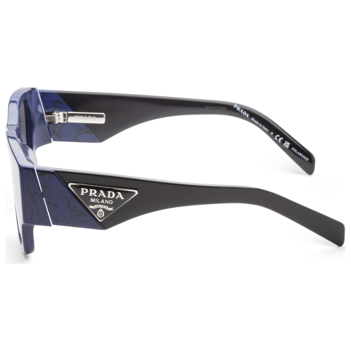 Left view of Prada Fashion Men's Sunglasses PR-10ZSF-18D5Z1