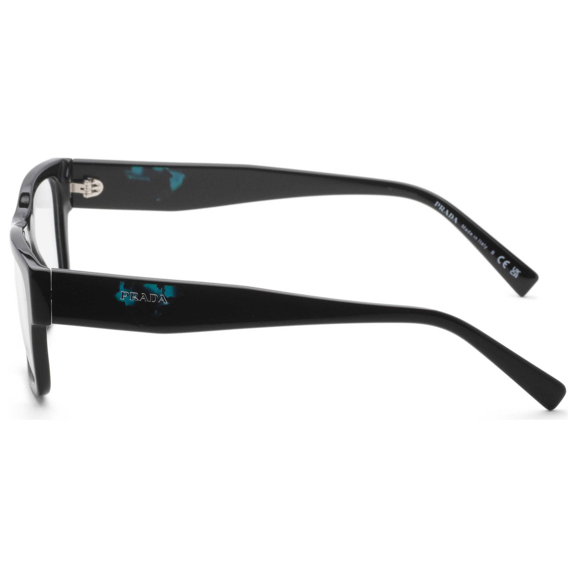 Left view of Prada Men's Opticals PR-15YV-1AB1O1-54