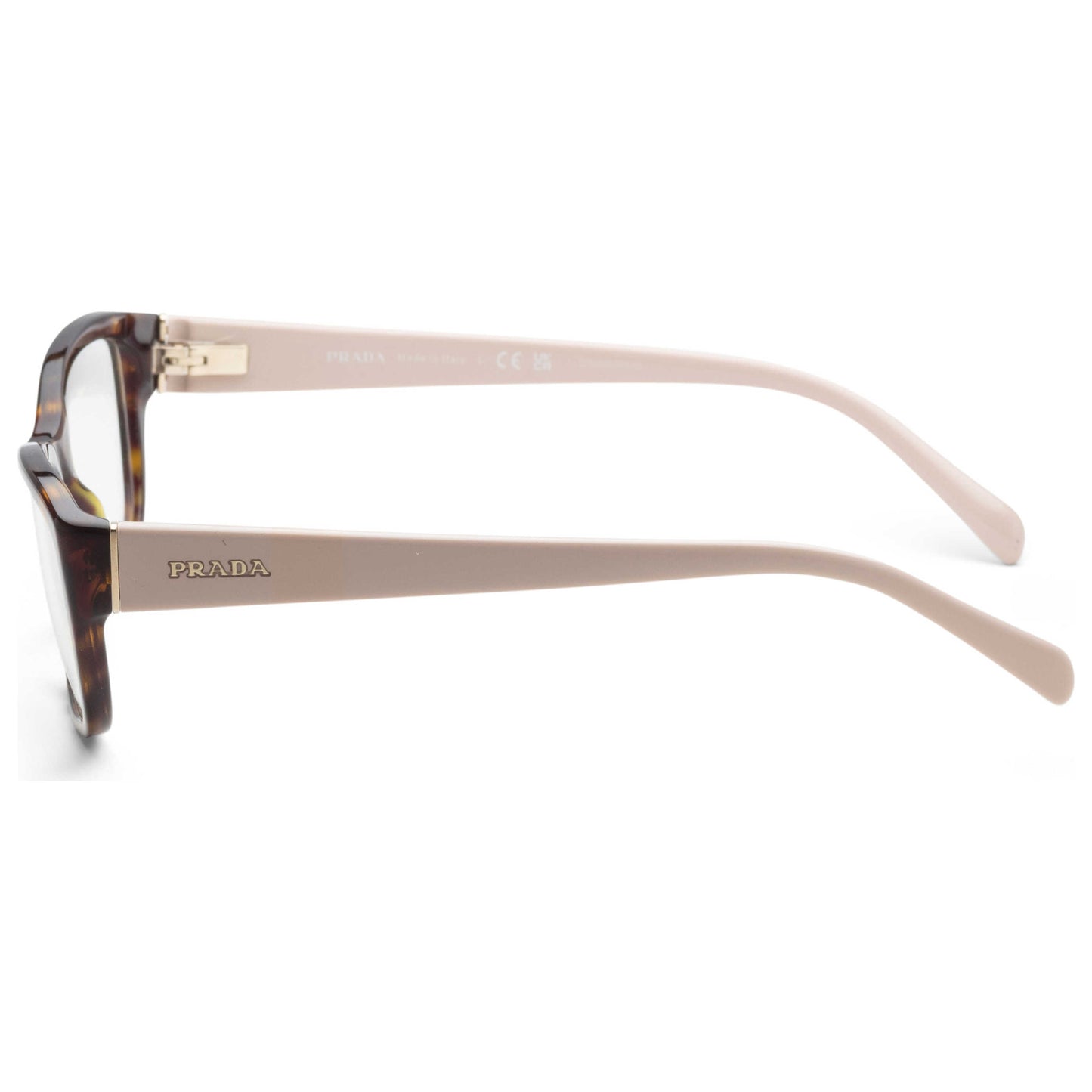 Left view of Prada Fashion Women's Opticals PR-18OV-14G1O1-52