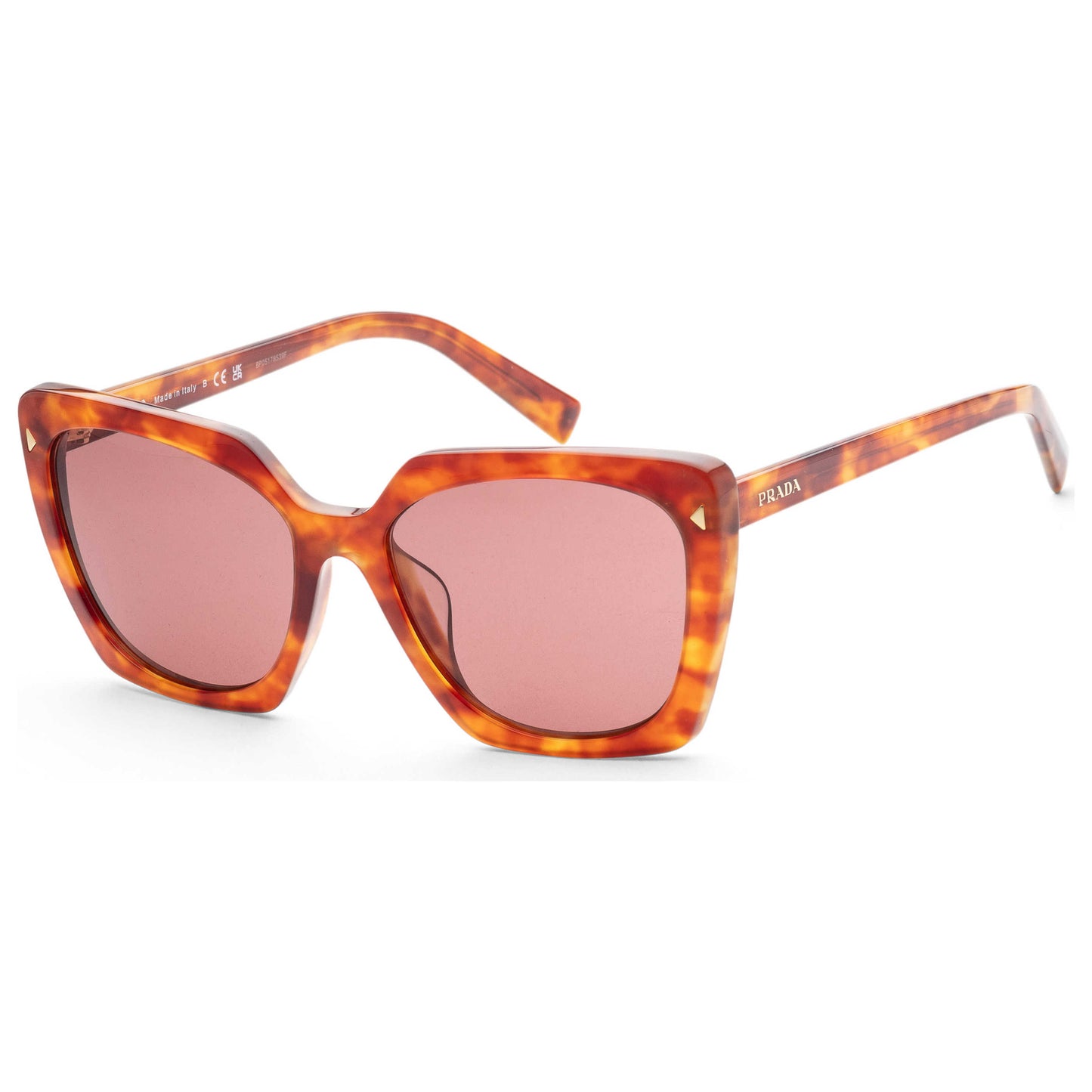 Front view of Prada Fashion Women's Sunglasses PR-23ZSF-4BW08S-55