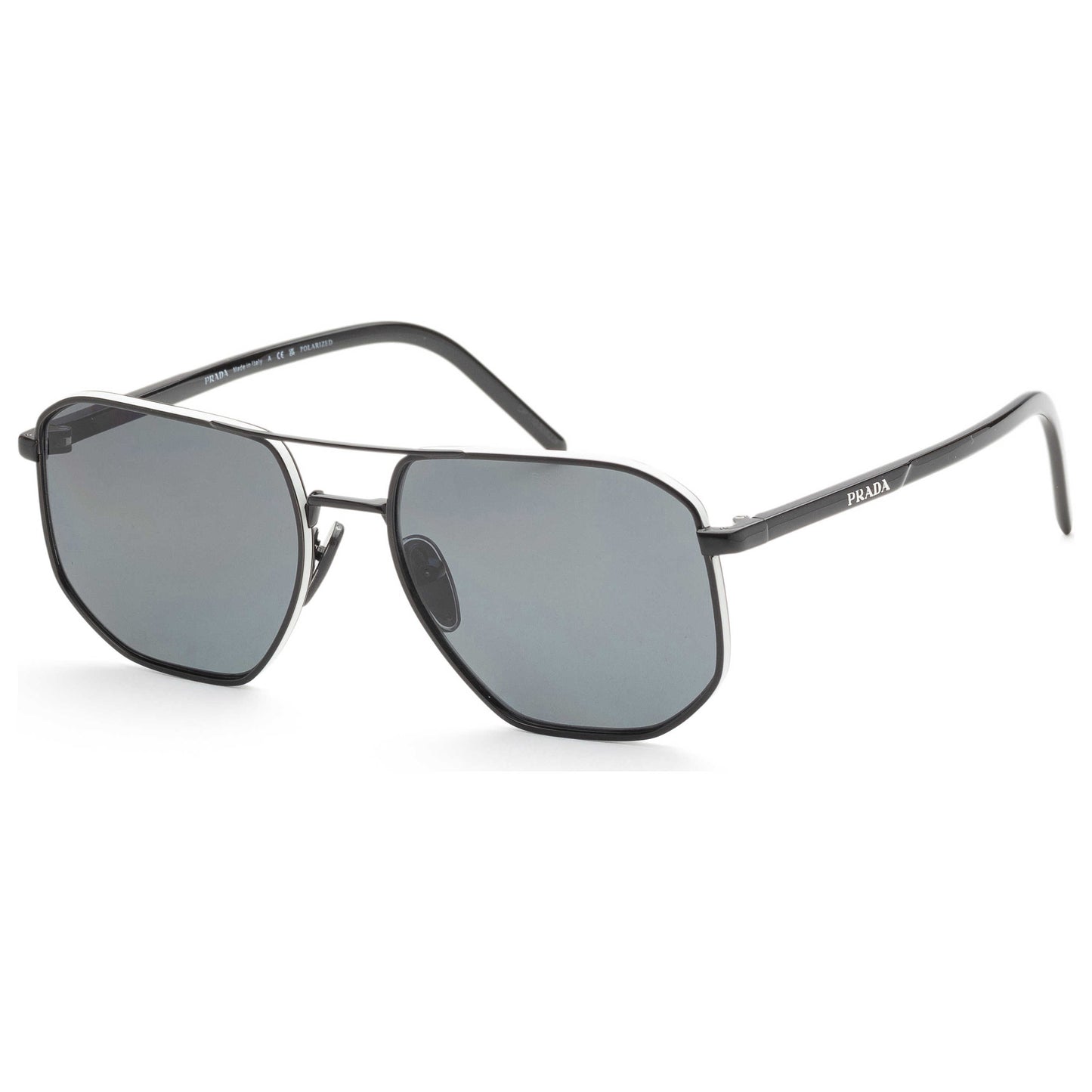 Front view of Prada Fashion Men's Sunglasses PR-59YS-1AB5Z1