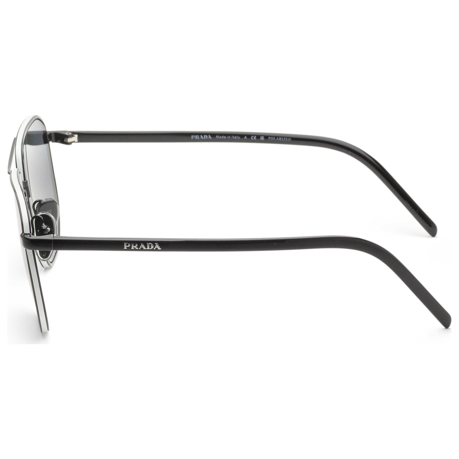Left view of Prada Fashion Men's Sunglasses PR-59YS-1AB5Z1