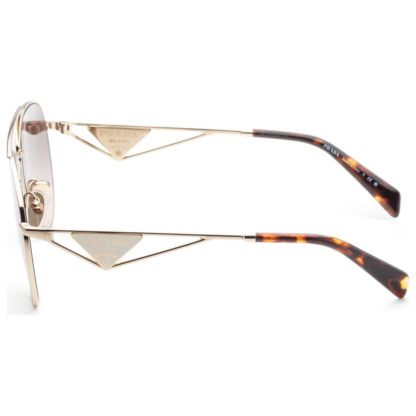Left view of Prada Fashion Women's Sunglasses PR-73ZS-ZVN3D0-58