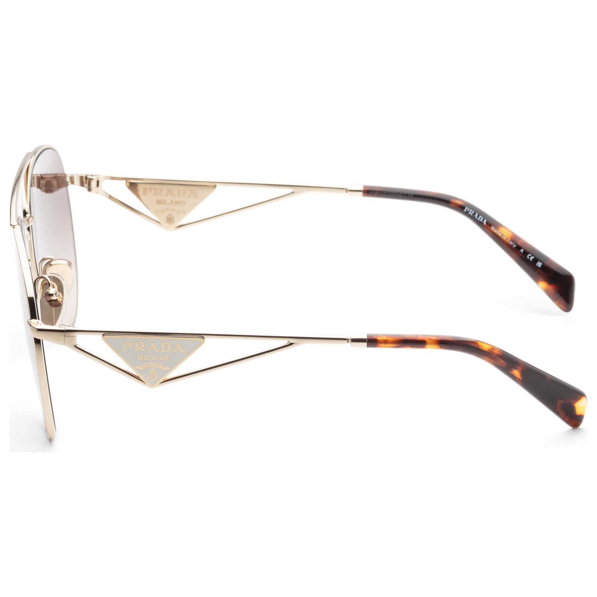 Left view of Prada Fashion Women's Sunglasses PR-73ZS-ZVN3D0-58