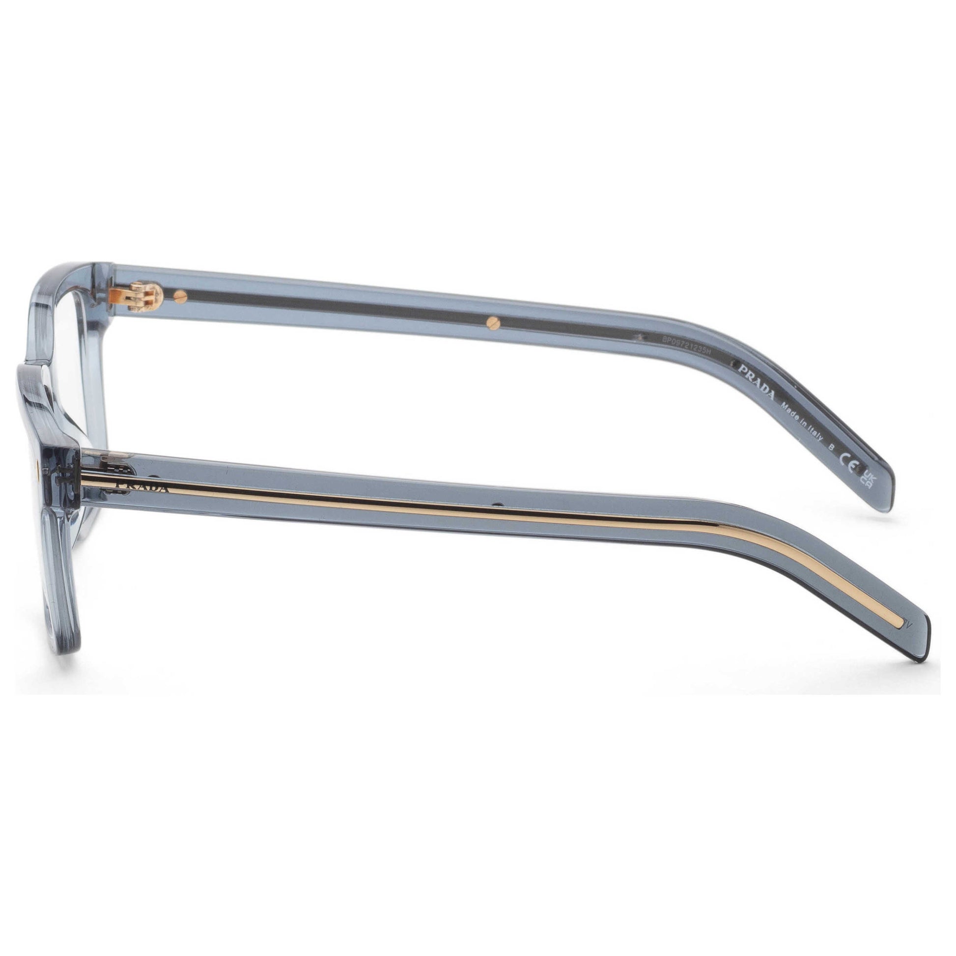 Left view of Prada Men's Opticals PR-B10V-17T1O1-55