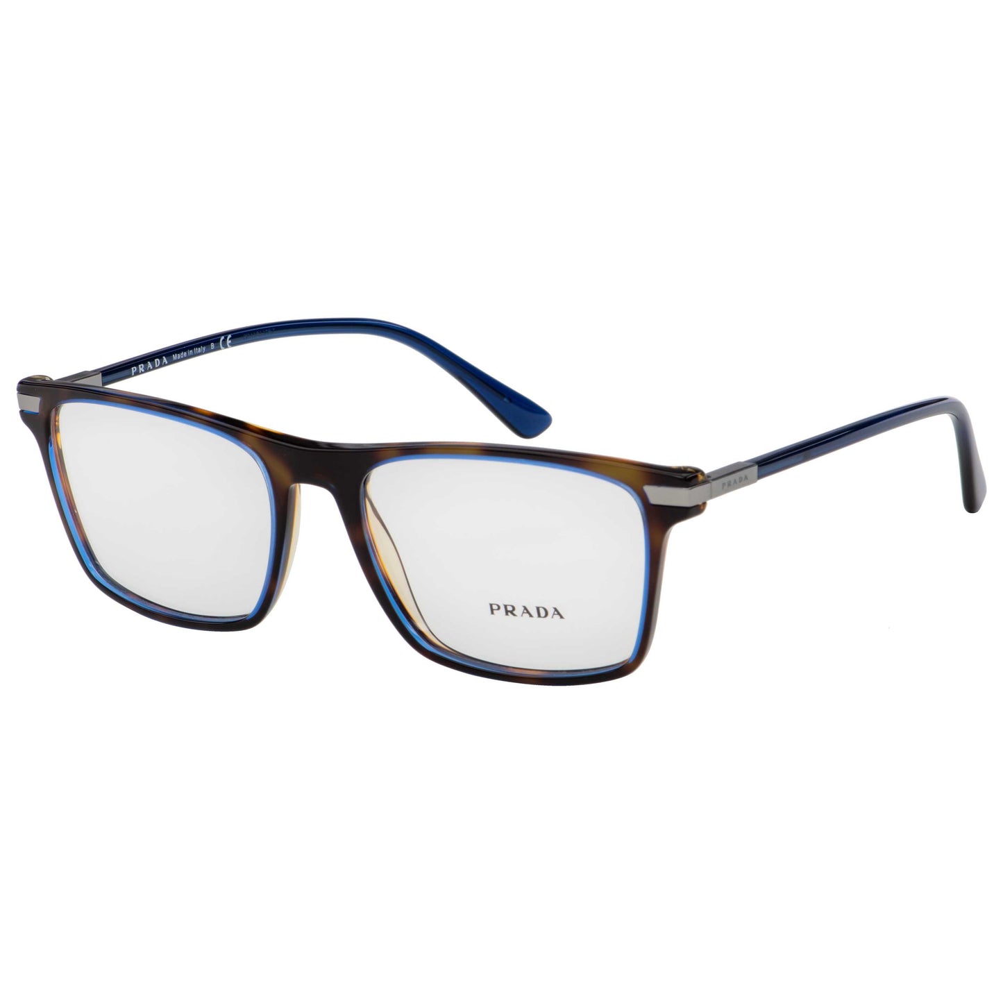 Front view of Prada Fashion Unisex Opticals PR01WV-ZXH1O1-56