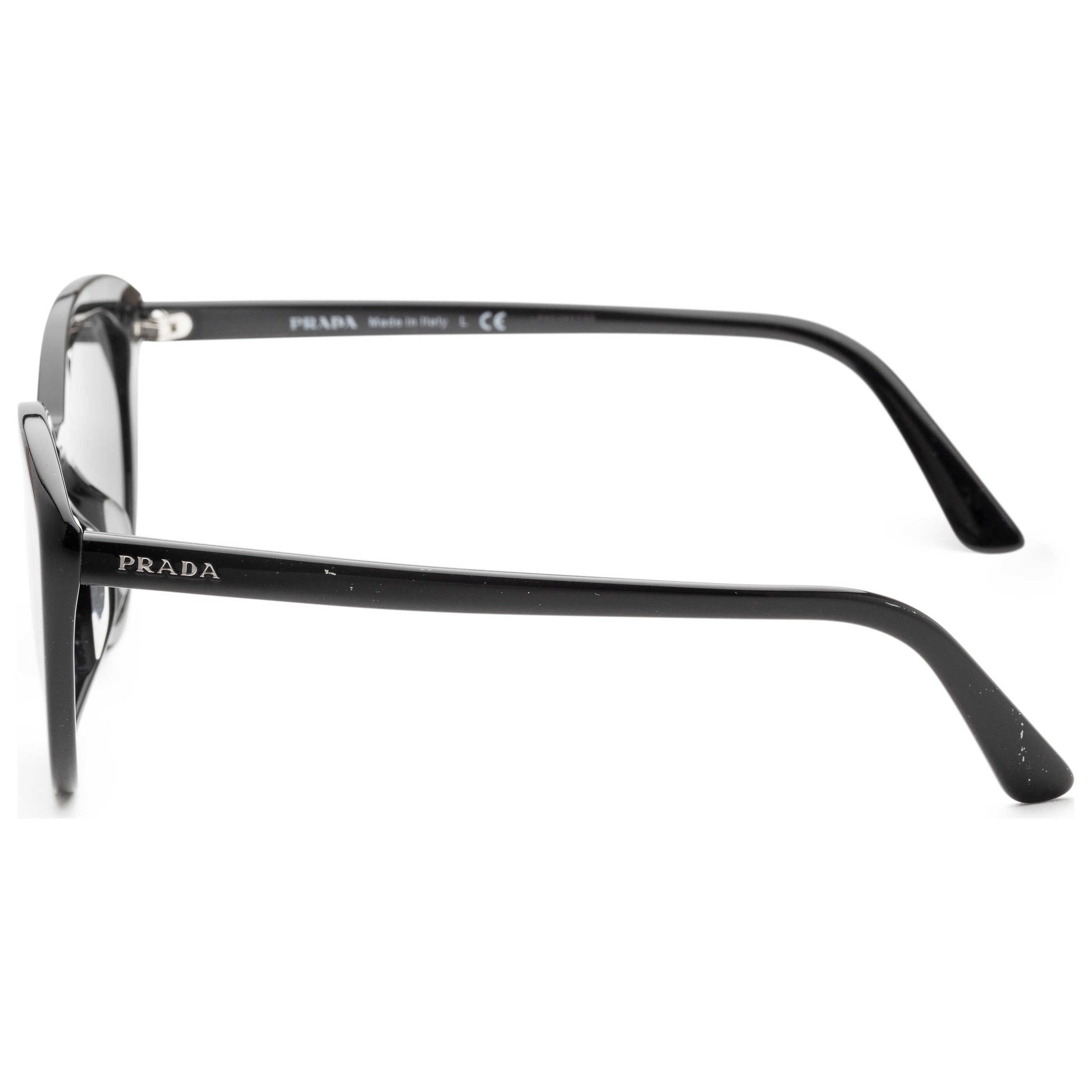 Left view of Prada Fashion Women's Sunglasses PR02VSF-1AB5S054