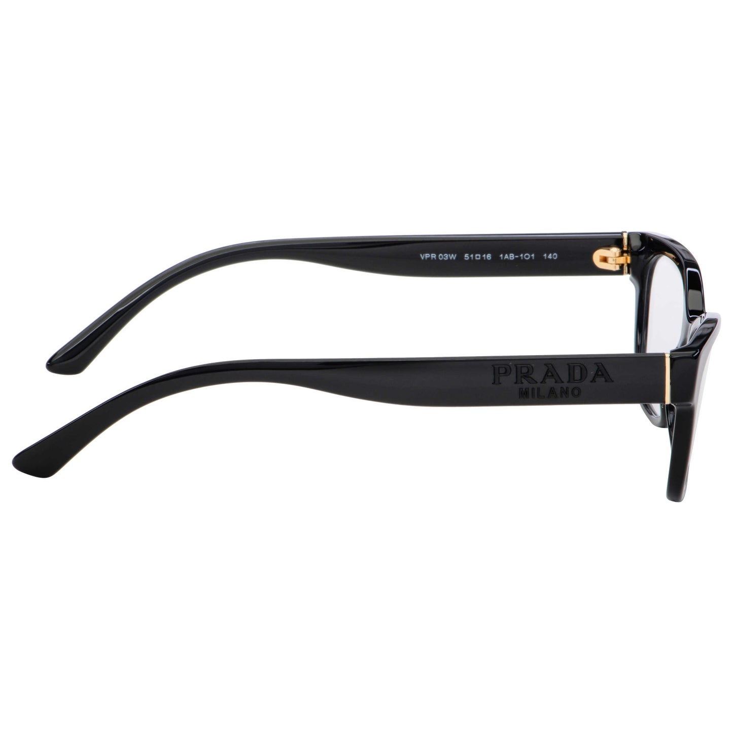 Right view of Prada Fashion Women's Opticals PR03WV-1AB1O1-51