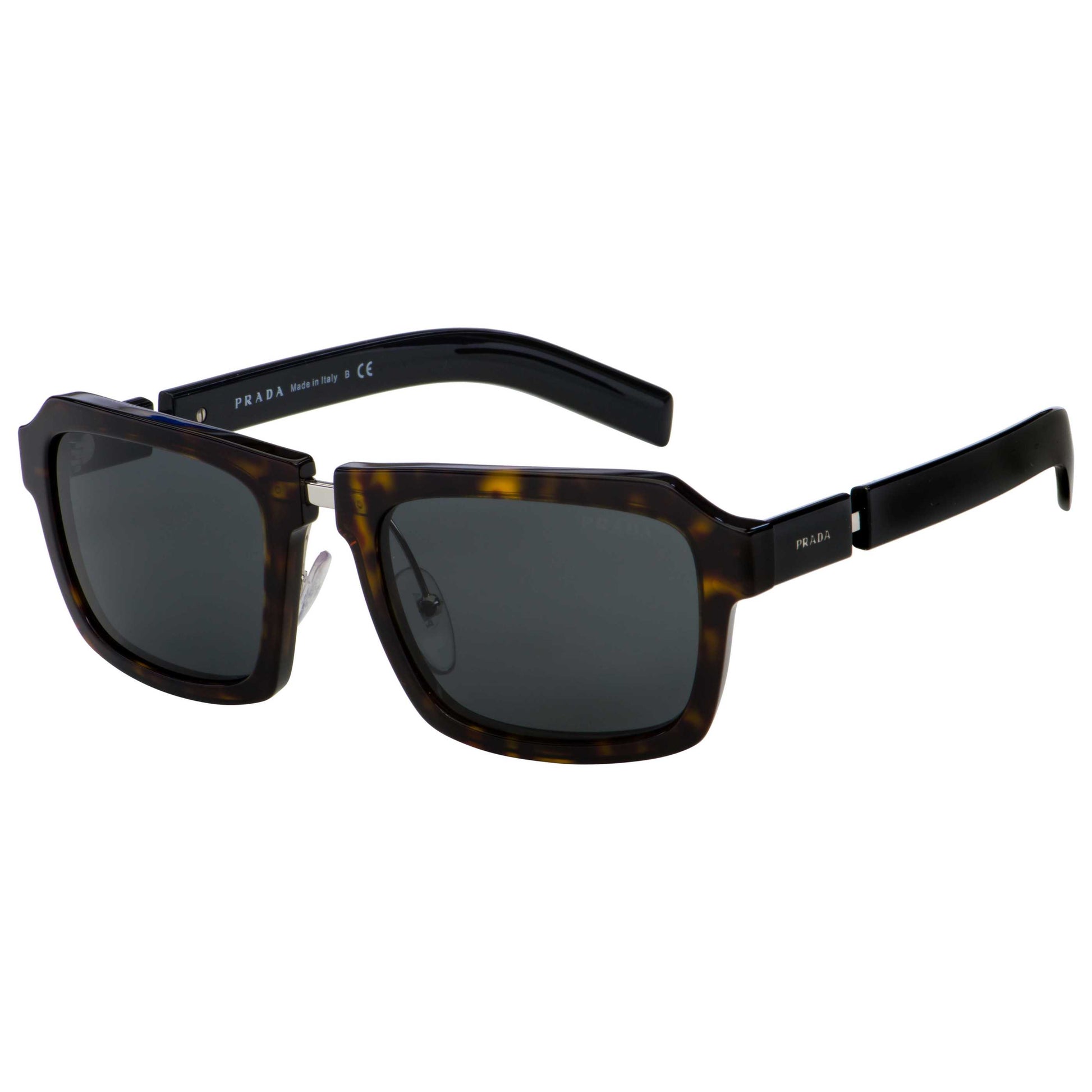 Front view of Prada Fashion Men's Sunglasses PR09XS-2AU5S0-53