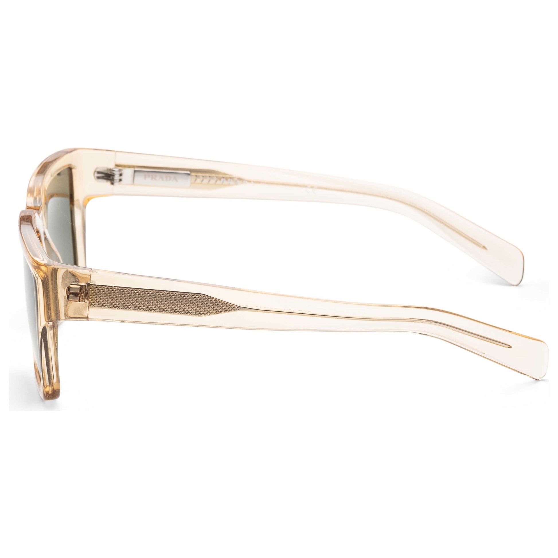 Left view of Prada Fashion Men's Sunglasses PR09YS-01N1I0-56