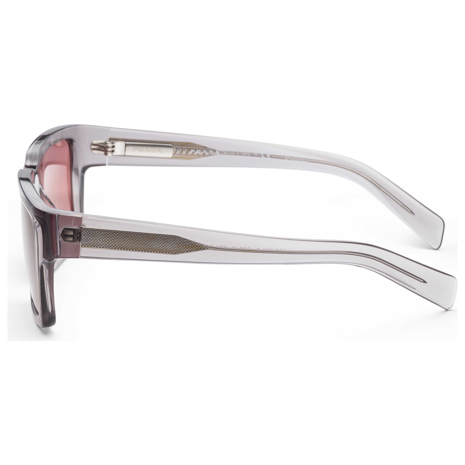 Left view of Prada Fashion Men's Sunglasses PR09YSF-08U0A0-57
