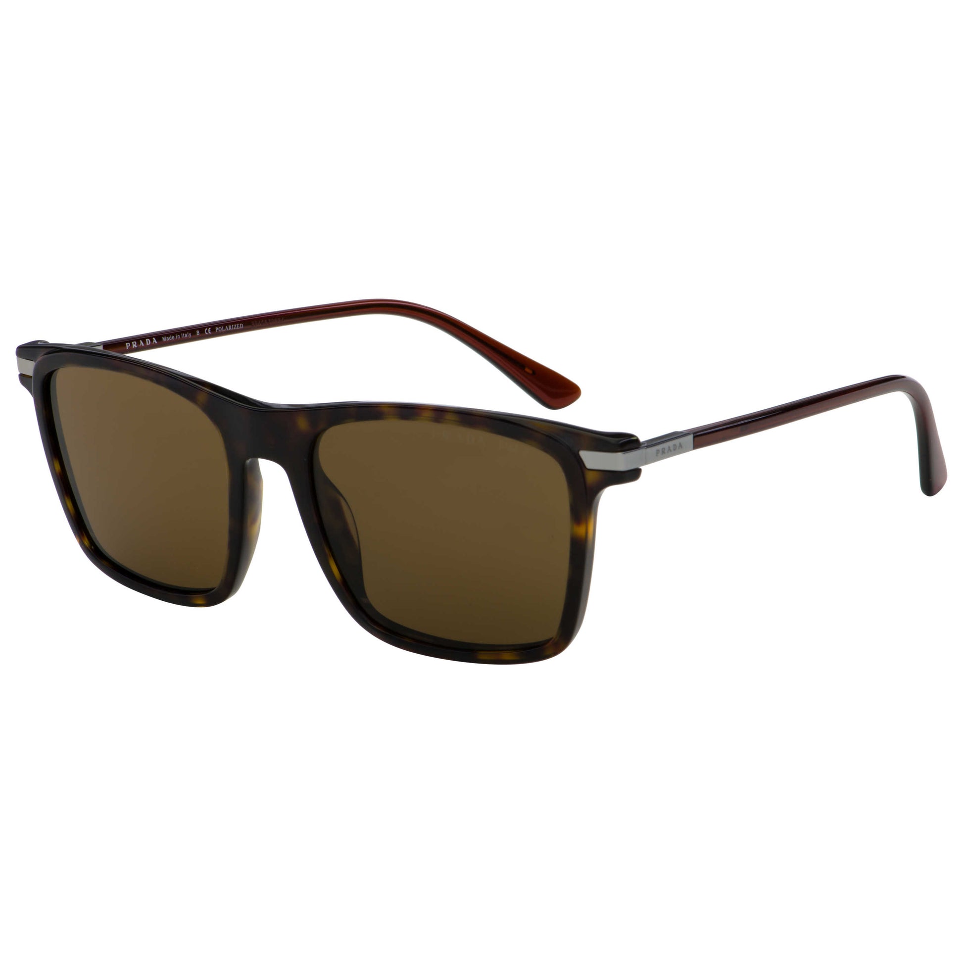 Front view of Prada Fashion Men's Sunglasses PR19XS-01A01D-54