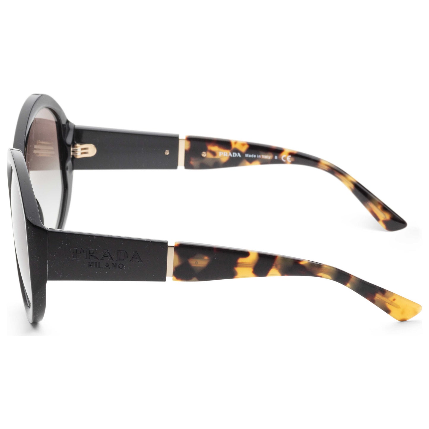 Left view of Prada Fashion Women's Sunglasses PR22XS-1AB0A7-55