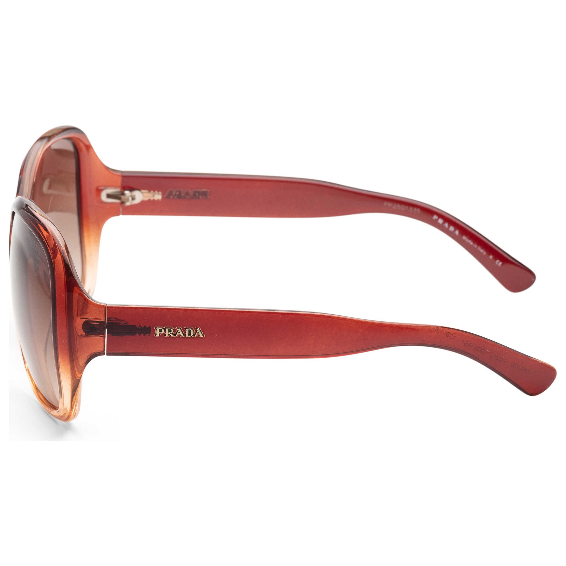 Left view of Prada Fashion Women's Sunglasses PR27MS-GO56S1-60