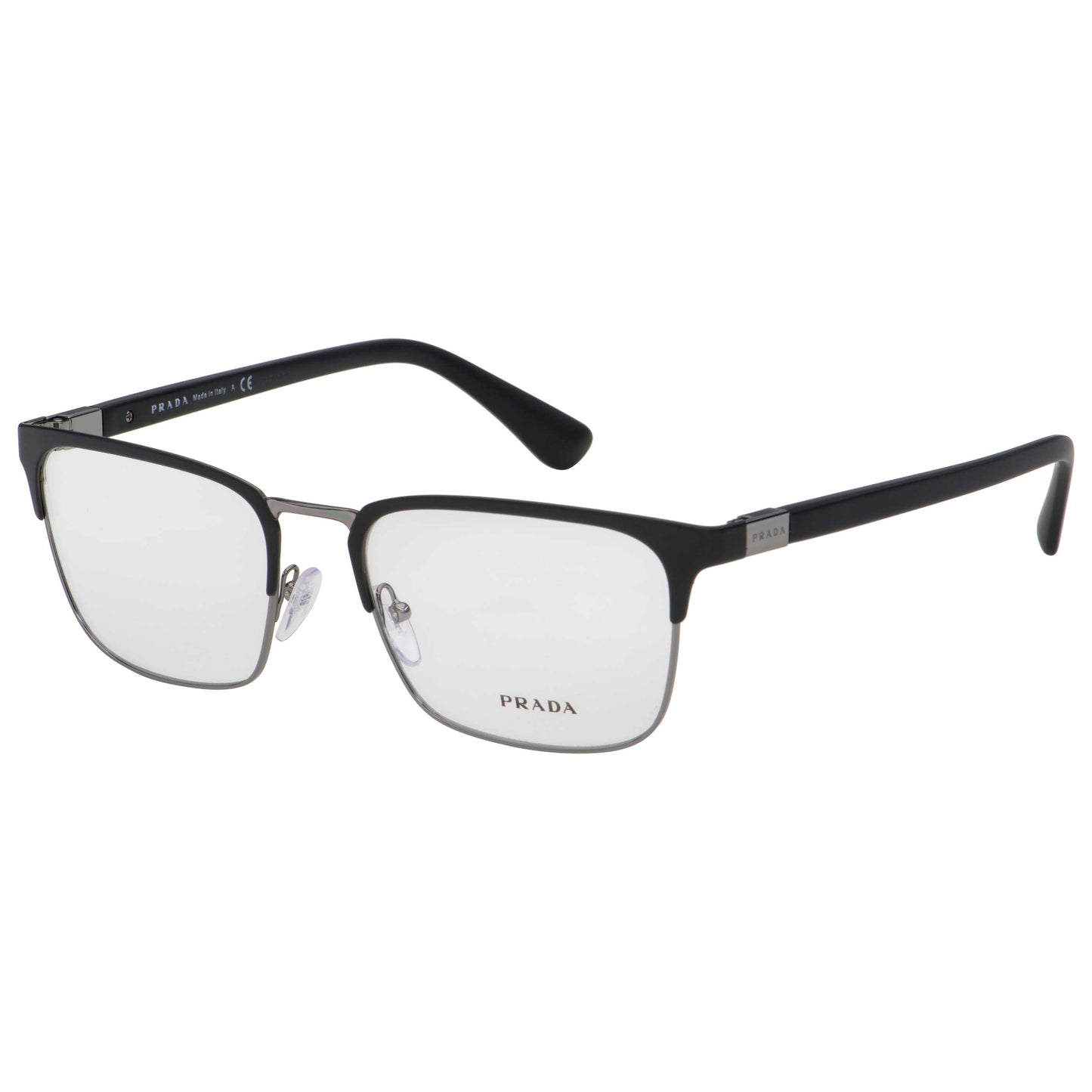 Front view of Prada Fashion Men's Opticals PR54TV-1BO1O1-57