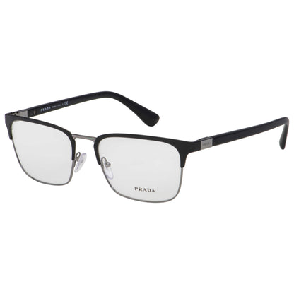Front view of Prada Fashion Men's Opticals PR54TV-1BO1O1-57
