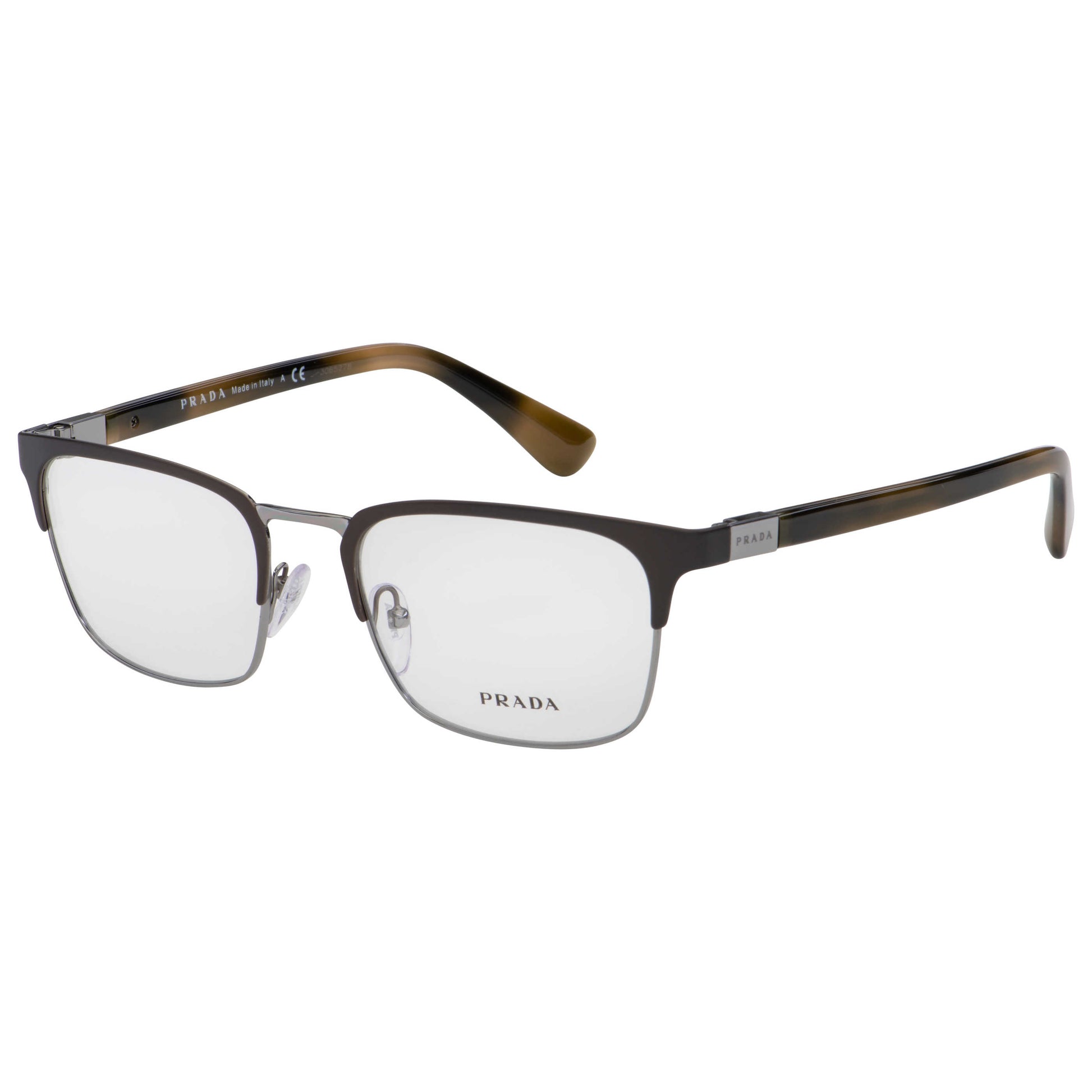 Front view of Prada Fashion Men's Opticals PR54TV-U6C1O1-53