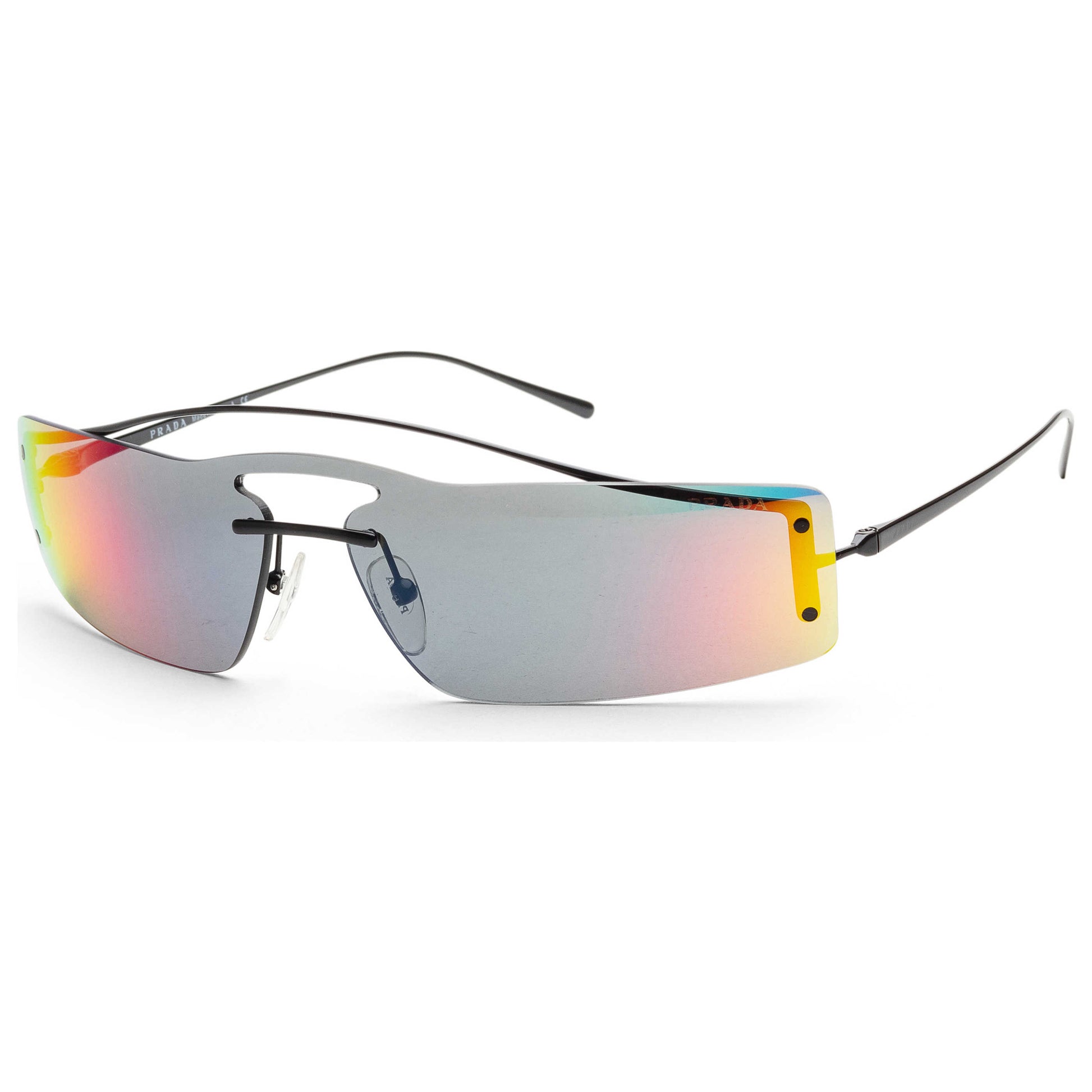 Front view of Prada Fashion Men's Sunglasses PR61VS-1AB9Q138