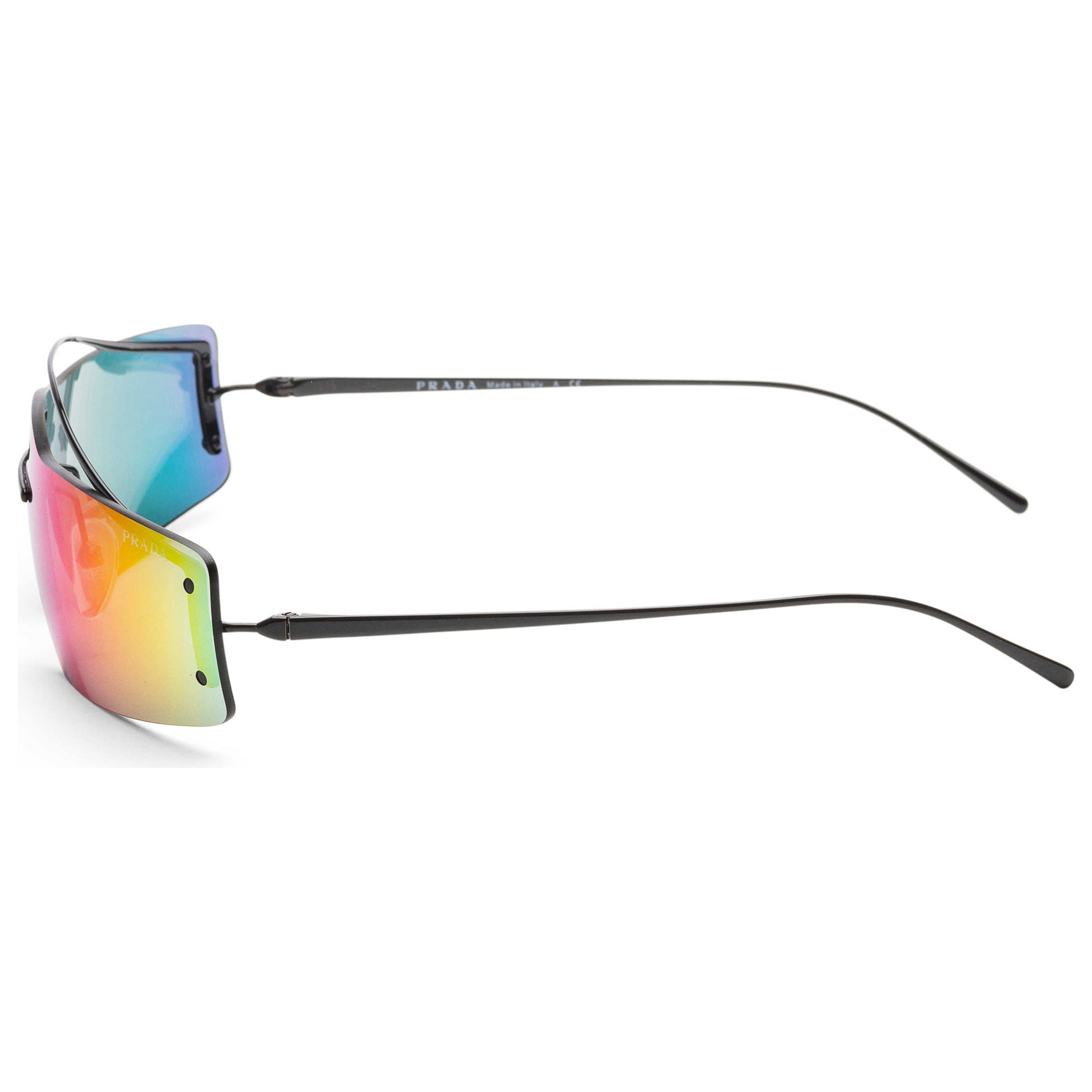 Left view of Prada Fashion Men's Sunglasses PR61VS-1AB9Q138