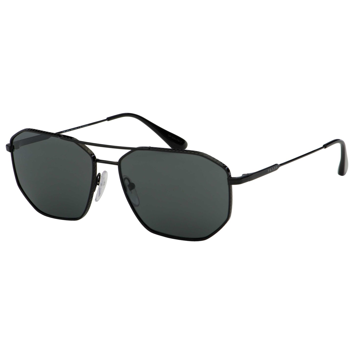 Front view of Prada Fashion Unisex Sunglasses PR64XS-1AB08G-60