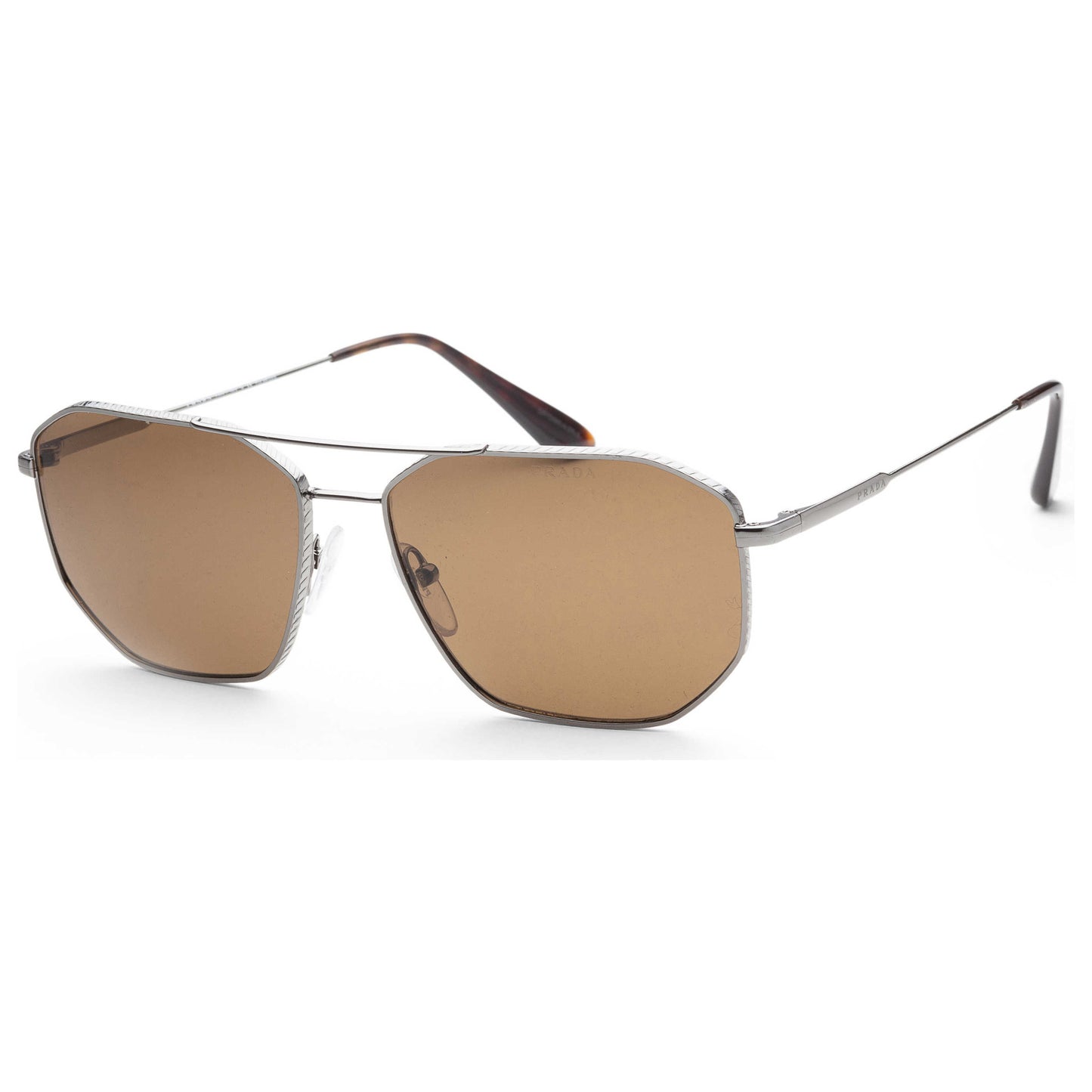 Front view of Prada Fashion Men's Sunglasses PR64XS-5AV01D-60