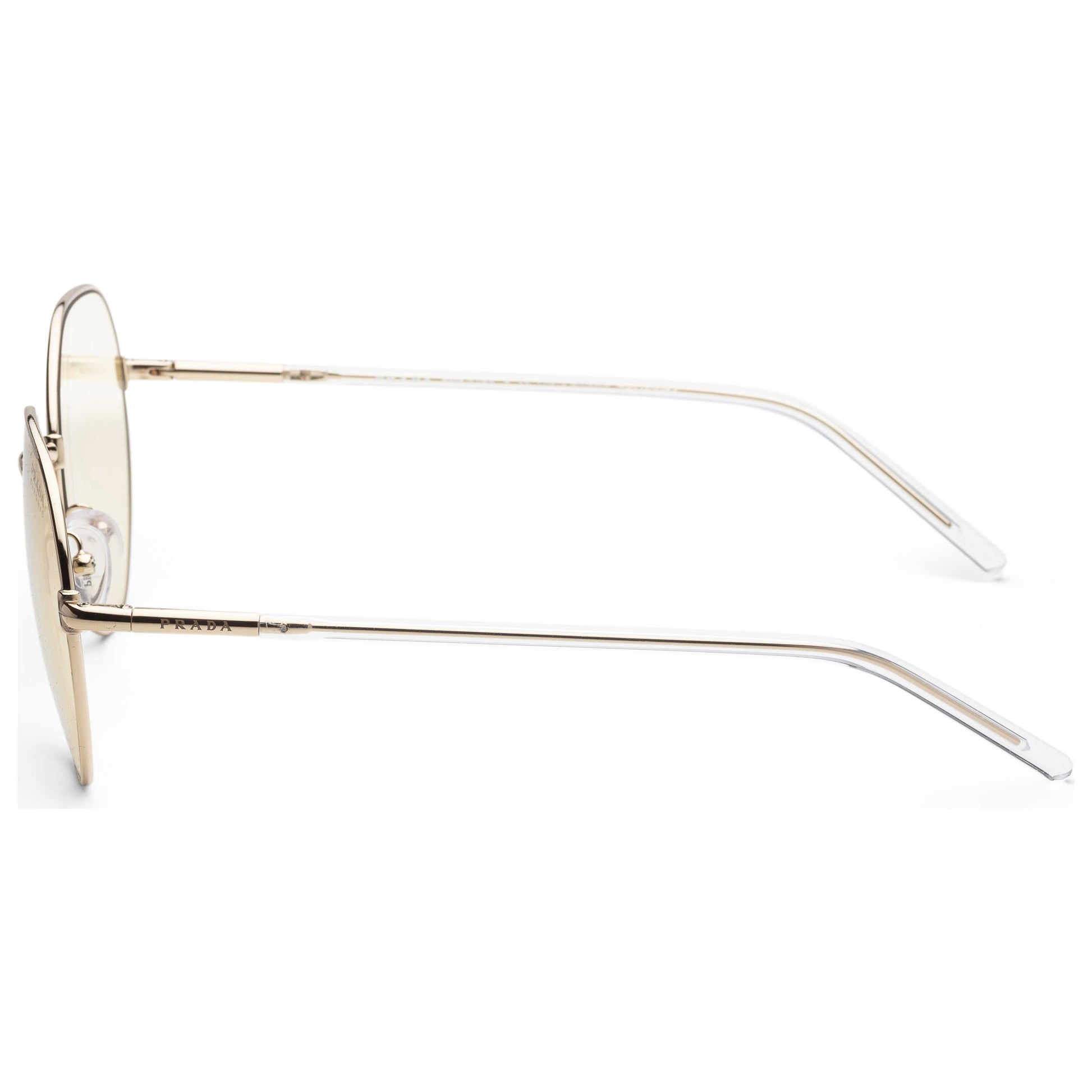 Left view of Prada Fashion Women's Sunglasses PR65XS-ZVN01F-58