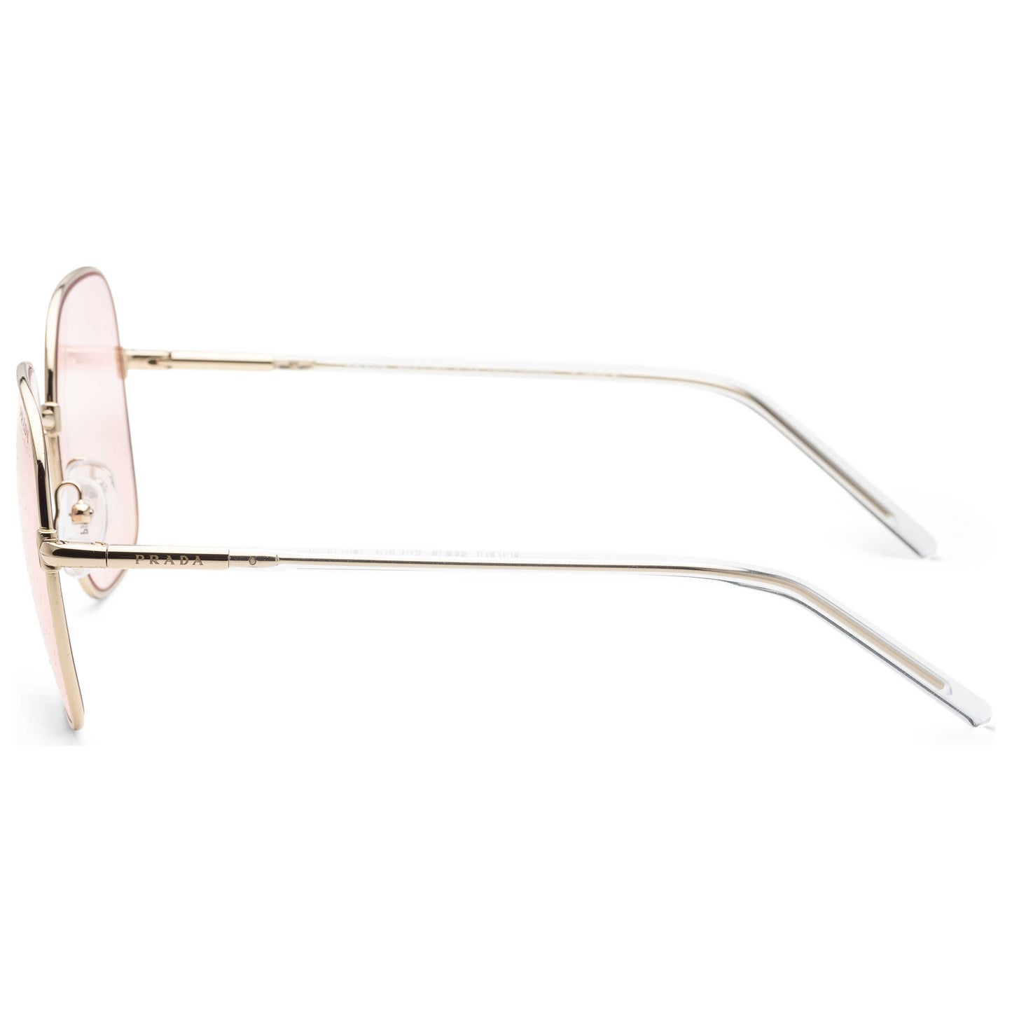 Left view of Prada Fashion Women's Sunglasses PR67XS-ZVN07N-58