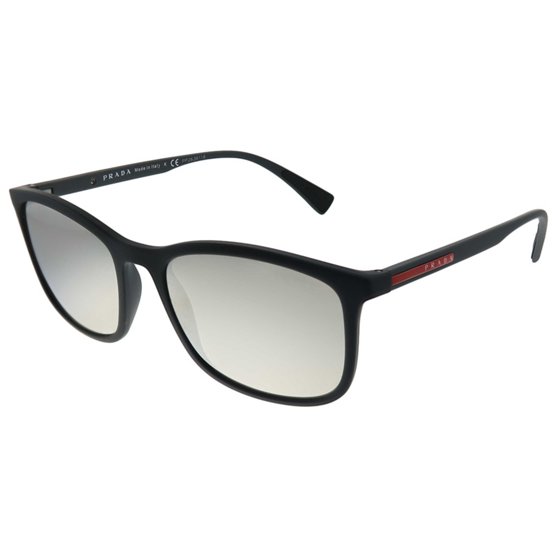 Front view of Prada Linea Rossa Unisex Sunglasses PS-01TS-DG02B0