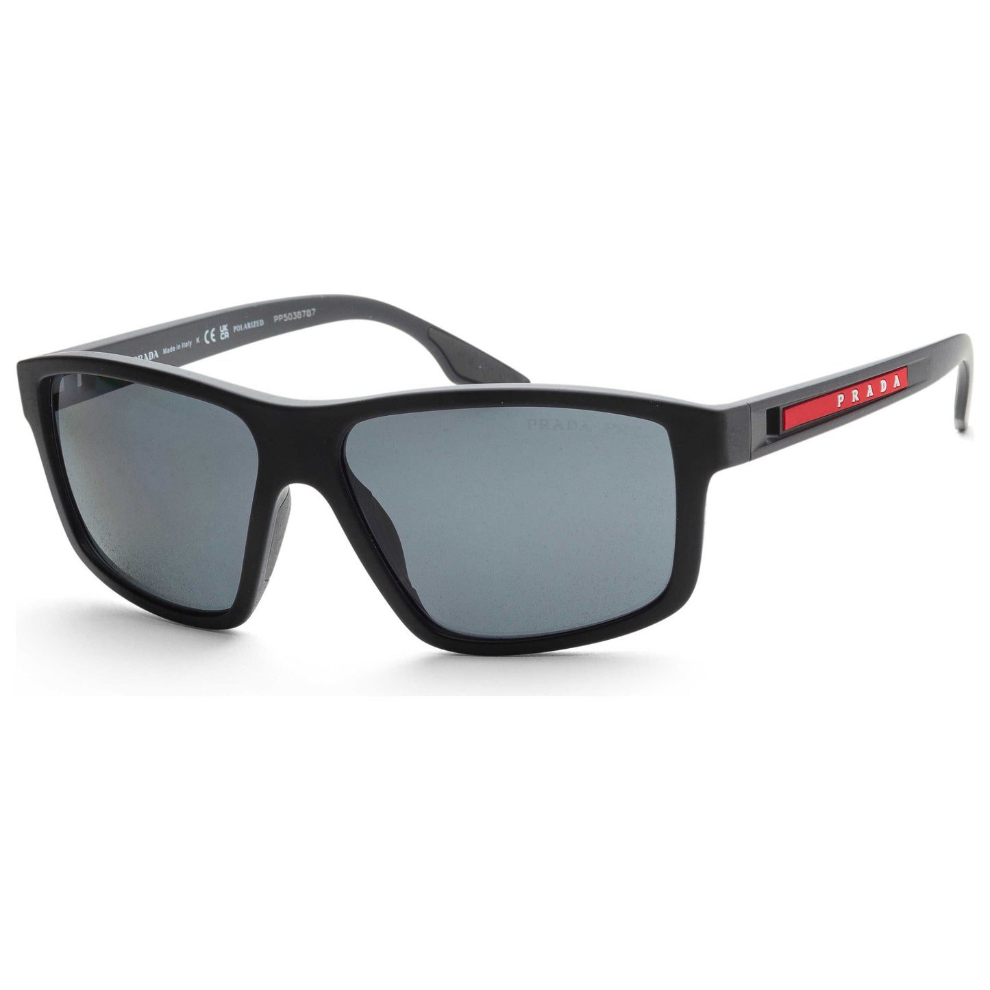 Front view of Prada Linea Rossa Men's Sunglasses PS-02XS-DG002G