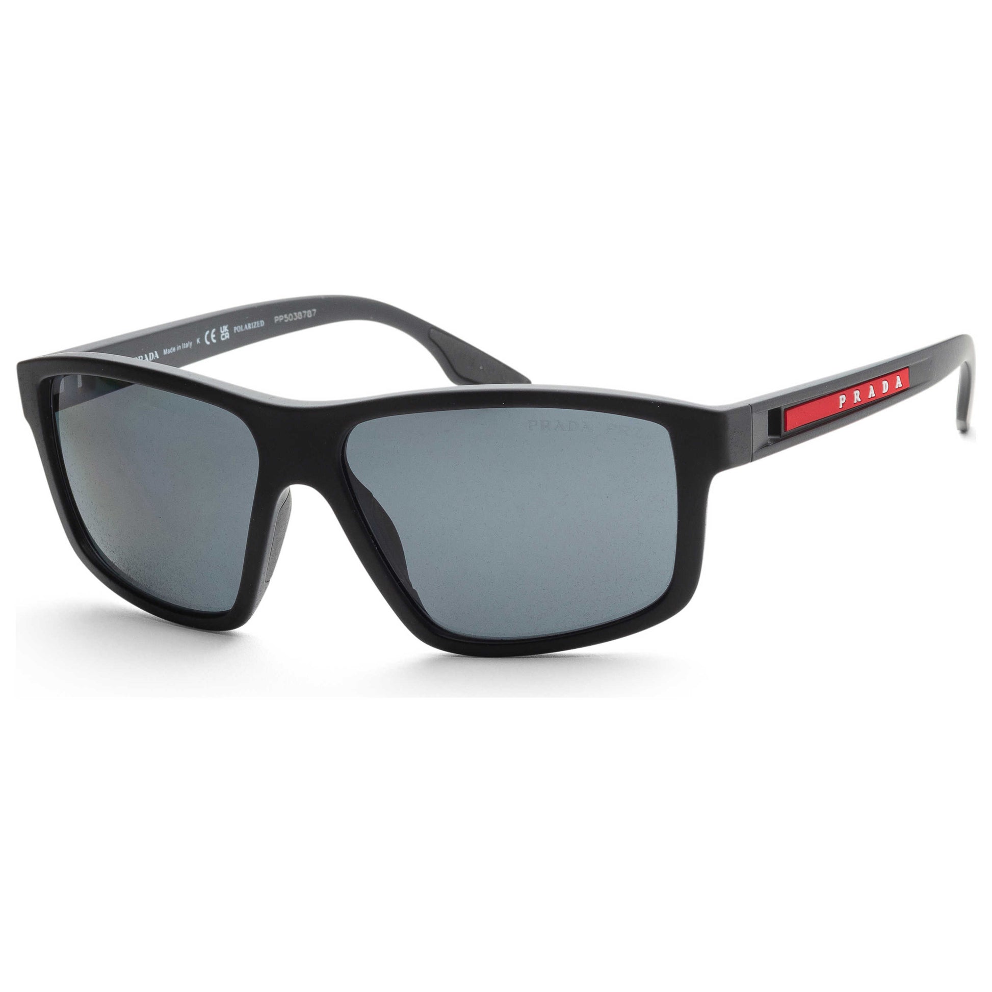 Front view of Prada Linea Rossa Men's Sunglasses PS-02XS-DG002G