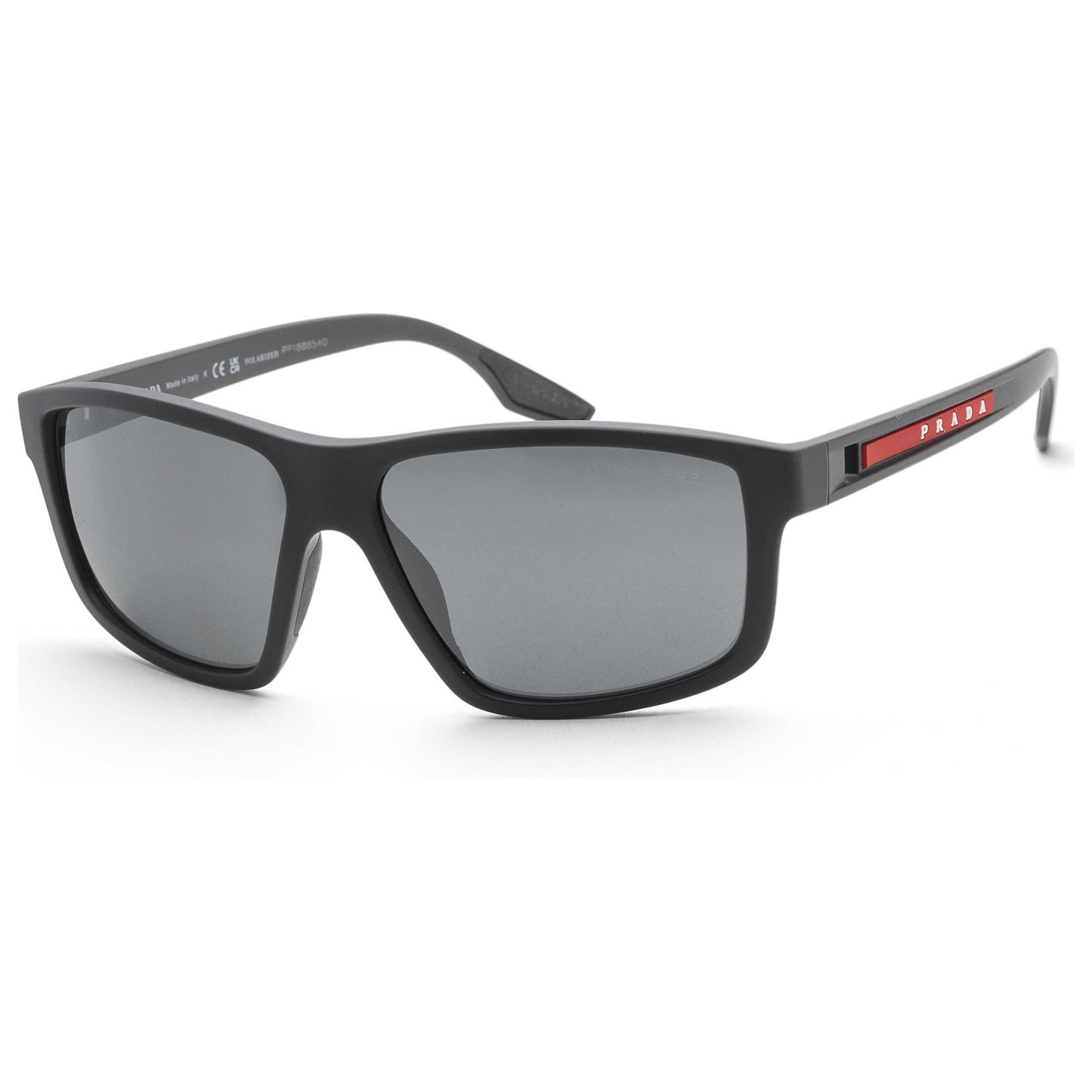 Front view of Prada Linea Rossa Men's Sunglasses PS-02XS-UFK07H