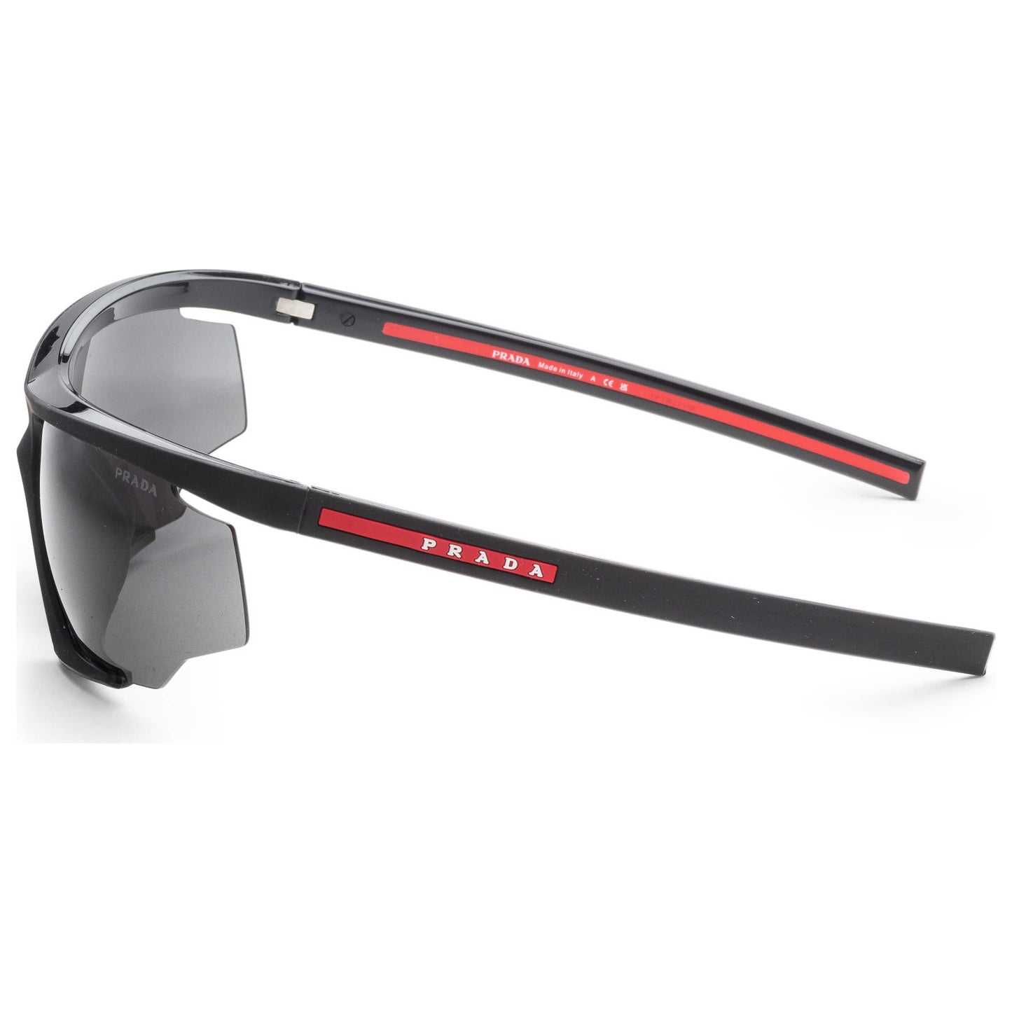 Left view of Prada Linea Rossa Men's Sunglasses PS-07YS-DG006F-76