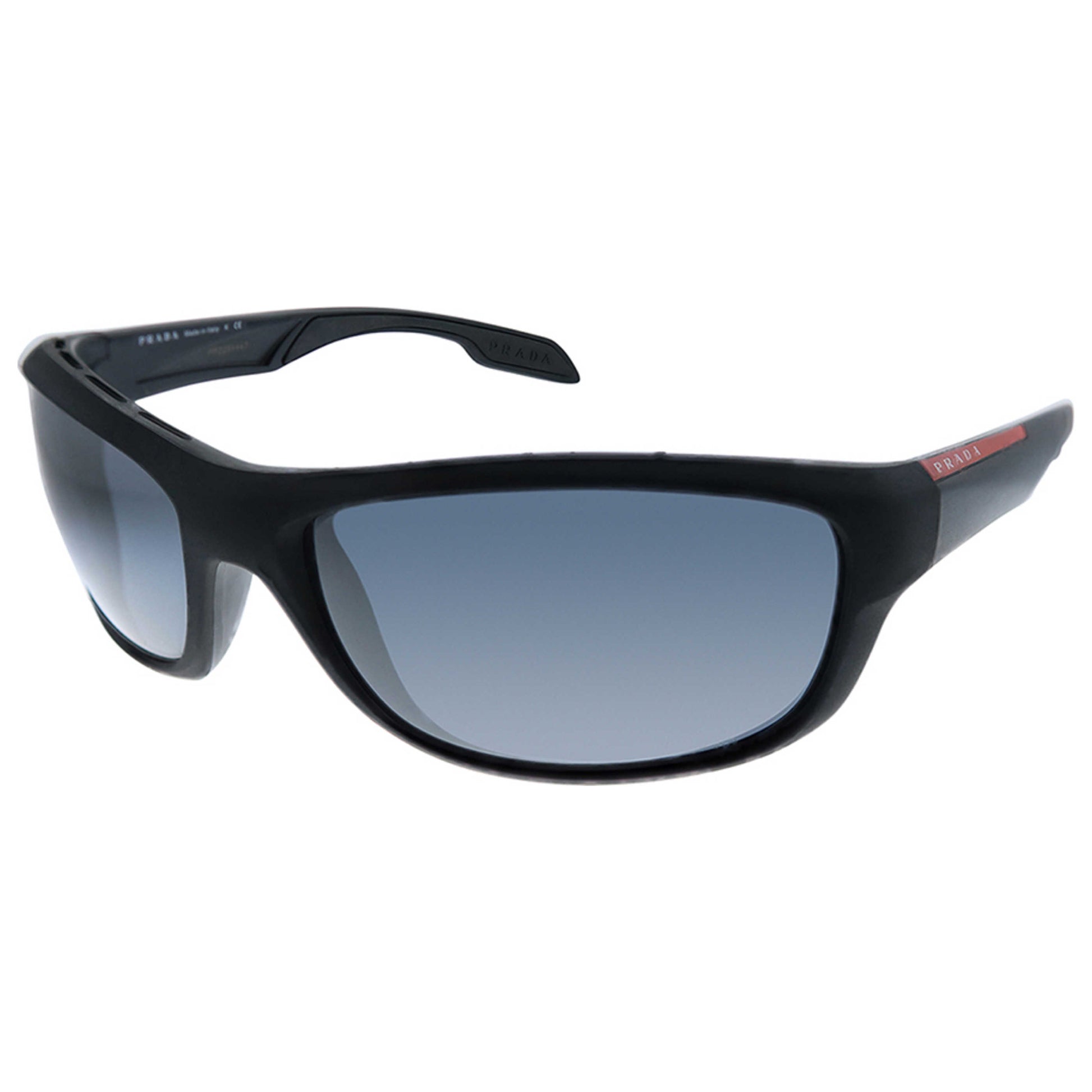 Front view of Prada Linea Rossa Unisex Sunglasses PS-13US-1BO5L0-65