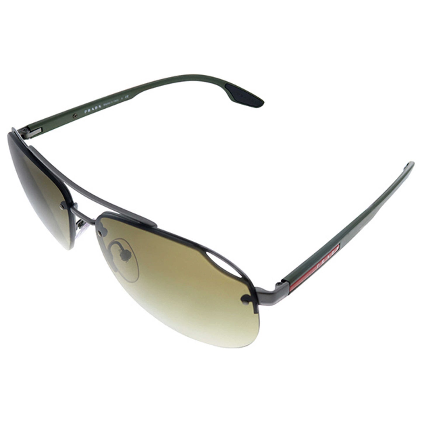 Front view of Prada Linea Rossa Unisex Sunglasses PS-52VS-7CQ1X1-61