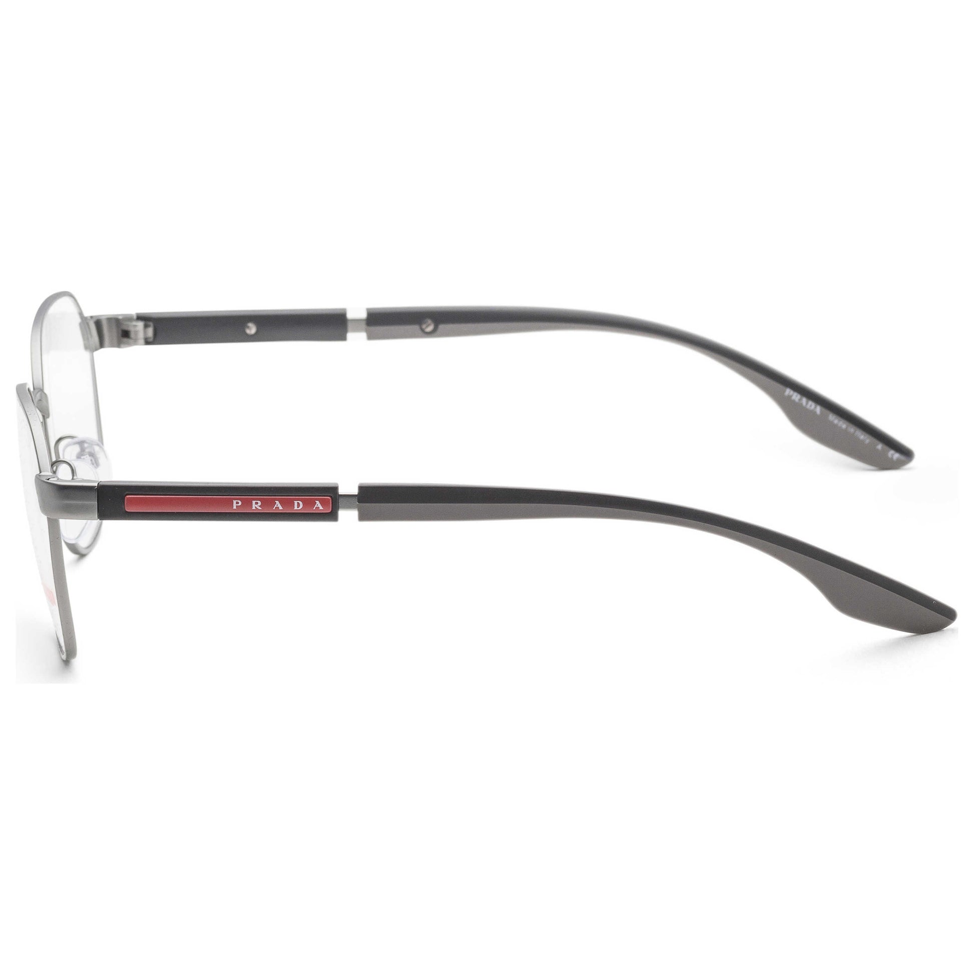 Left view of Prada Linea Rossa Men's Opticals PS-53NV-7CQ1O1