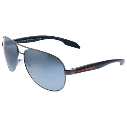 Front view of Prada Linea Rossa Unisex Sunglasses PS-53PS-5AV5L0-62
