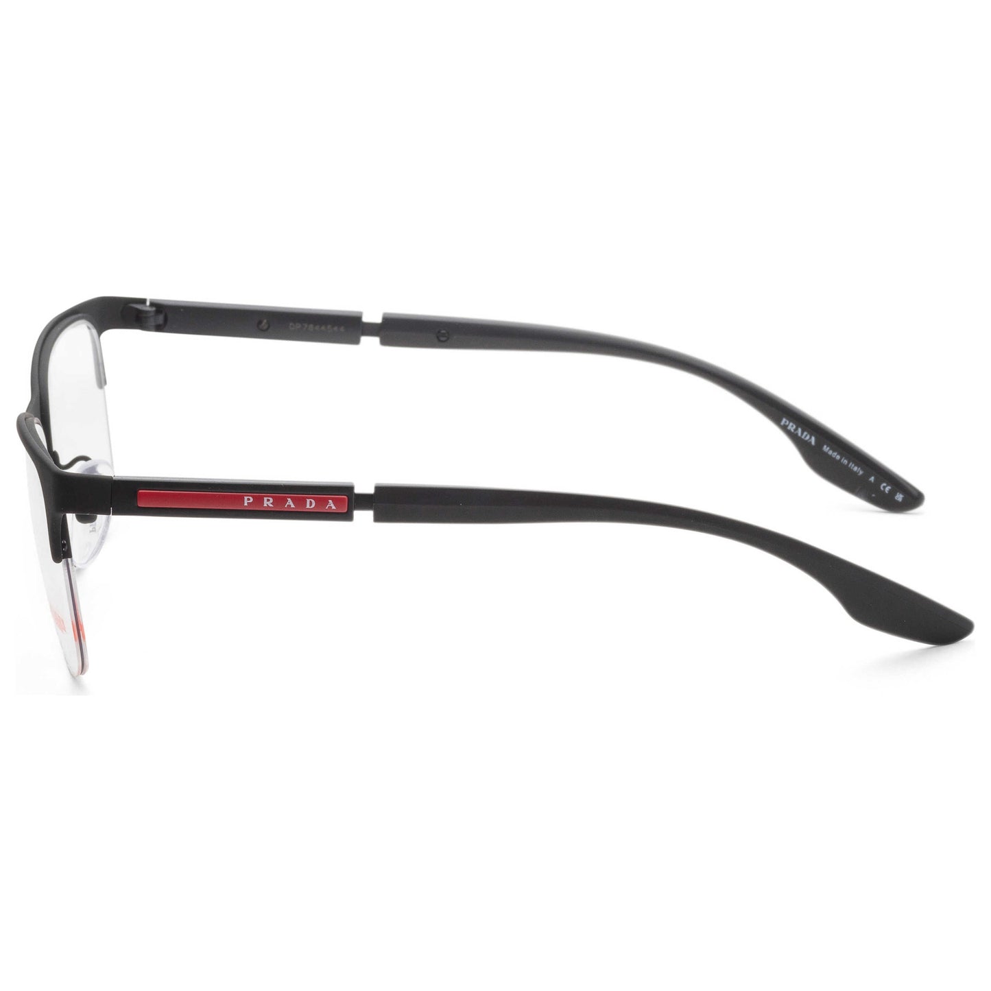 Left view of Prada Linea Rossa Men's Opticals PS-55OV-DG01O1