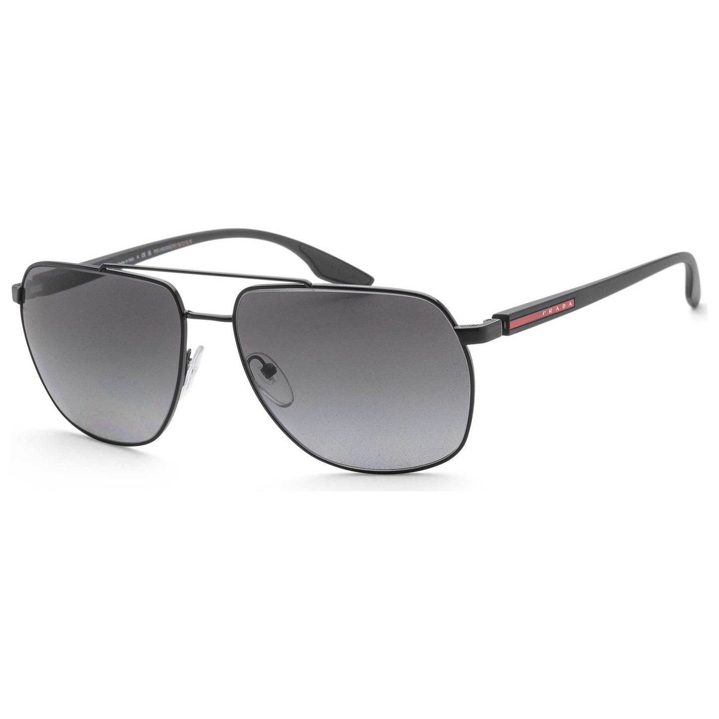 Front view of Prada Linea Rossa Men's Sunglasses PS-55VS-1BO5W1